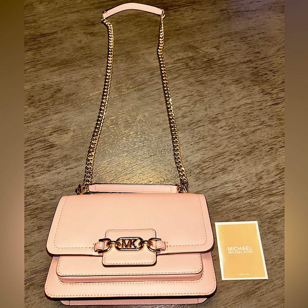 Michael Kors Heather Large Leather Shoulder Bag